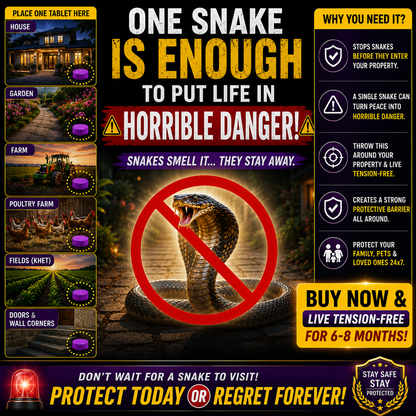Snake repellent tablets (PACK OF 32)