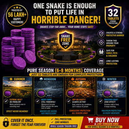 Snake repellent tablets (PACK OF 32)
