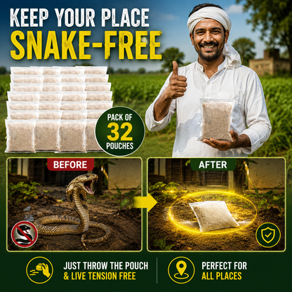 Snake Repellent Pouches (PACK OF 32)