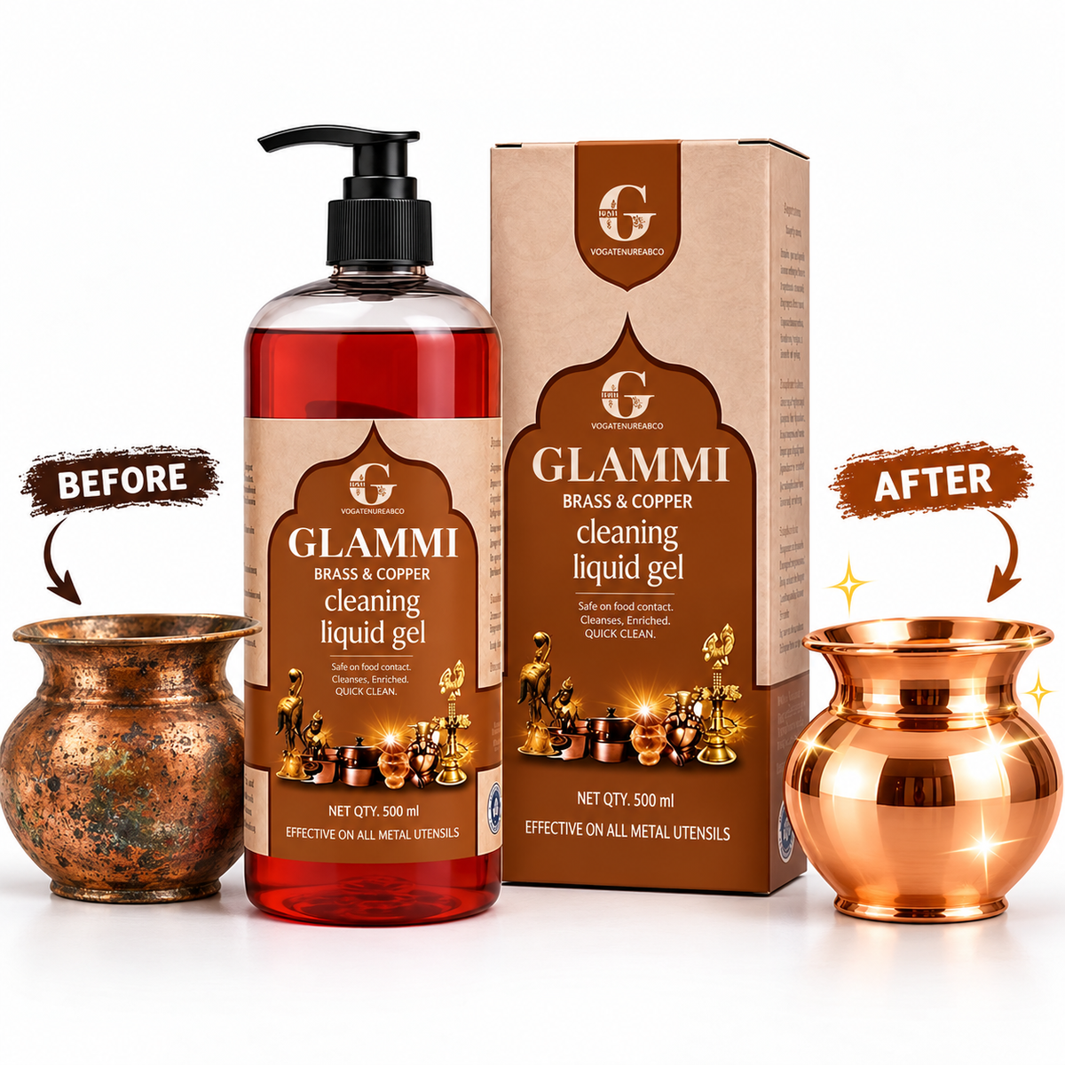 Copper & Brass Cleaning Gel (100 ml)